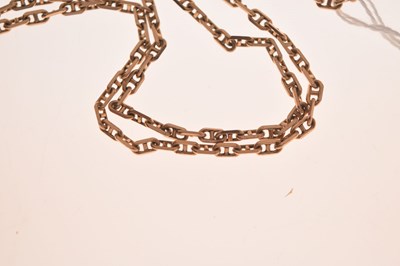 Lot 86 - 9ct gold fancy link chain