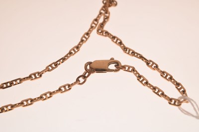 Lot 86 - 9ct gold fancy link chain