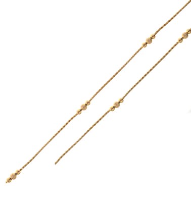 Lot 88 - Italian 9ct gold necklace (a/f)