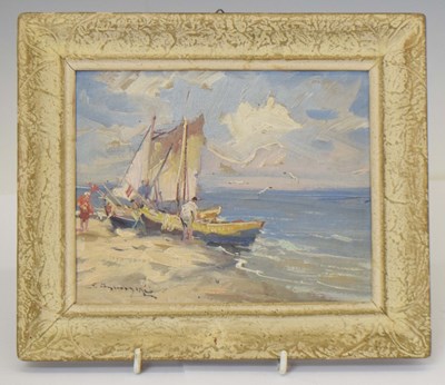 Lot 492 - Eugeniusz Dzierżencki (Polish, 1904-1990) - Oil on board