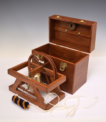 Lot 282 - Small scratch-built wooden scale model of a church bell