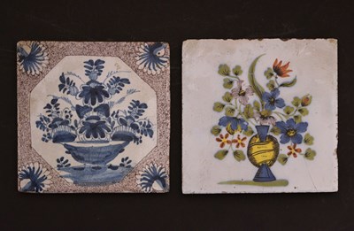 Lot 397 - Two Liverpool tiles