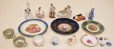 Lot 429 - Herend porcelain cabinet cup and saucer, etc