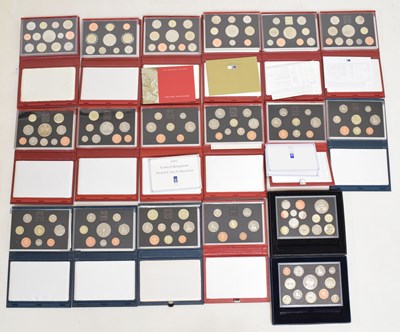 Lot 251 - Collection of nineteen Elizabeth II Royal Mint proof coin year packs