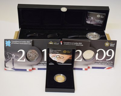 Lot 243 - Collection of Elizabeth II Royal Mint coins celebrating the 2012 London Olympics