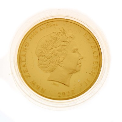 Lot 232 - New Zealand - Elizabeth II gold proof quarter-ounce ten dollar coin