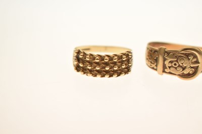 Lot 29 - Three 9ct gold rings (3)