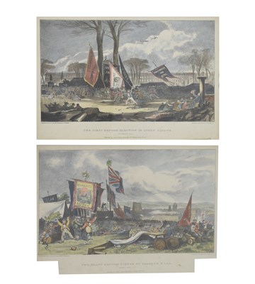 Lot 514 - After J. Rowbotham and W. Muller – Two 19th century hand coloured engravings