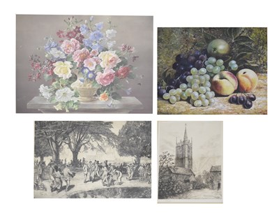 Lot 531 - A. Wilson (early 20th century) - Oil on board - Still life, etc