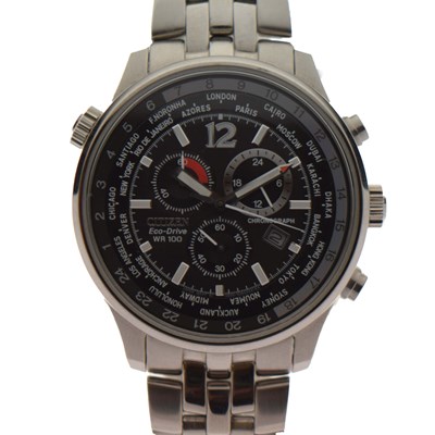 Lot 168 - Citizen - Eco-Drive WR 100 bracelet watch