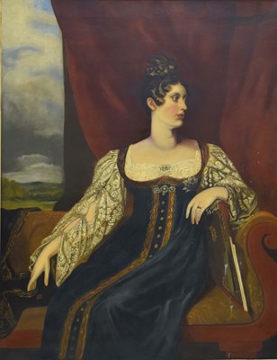 Lot 495 - After George Dawe (1781-1829) - Oil on Canvas - Princess Charlotte Augusta of Wales