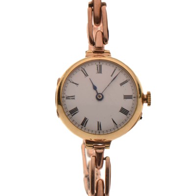 Lot 169 - Early 20th century 15ct gold cased watch head