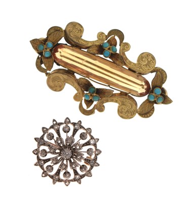 Lot 65 - Two Victorian brooches