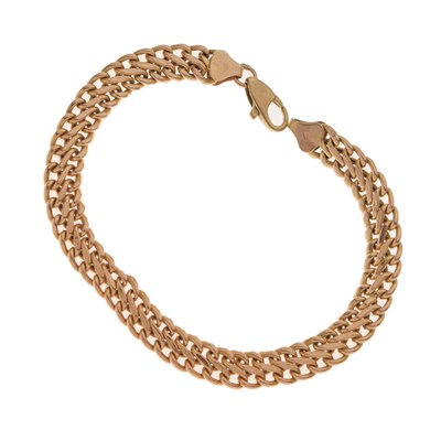 Lot 102 - 9ct gold curb link bracelet