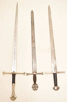 Lot 353 - Three reproduction swords