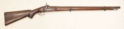 Lot 352 - 19th century percussion musket