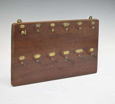 Lot 602 - Late 19th / early 20th century mahogany key board