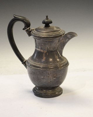 Lot 135 - Elizabeth II silver hot water jug