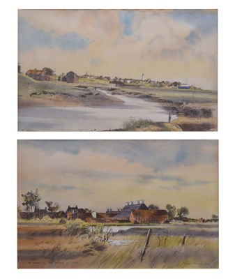 Lot 503 - Michael Norman (b.1943) - Pair of watercolours