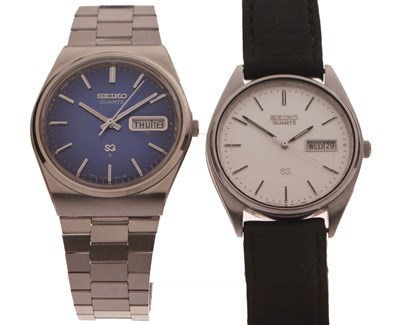 Lot 164 - Seiko - Two SQ quartz watches