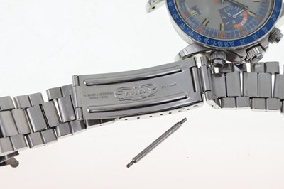 Lot 134 - Tudor - Oysterdate ref:7149/0 'Monte Carlo' stainless steel chronograph wristwatch
