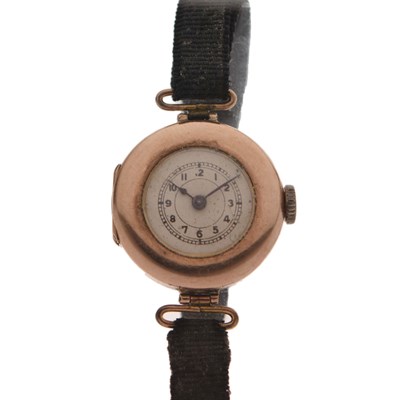 Lot 173 - Rolex - George V 9ct gold cased wristwatch