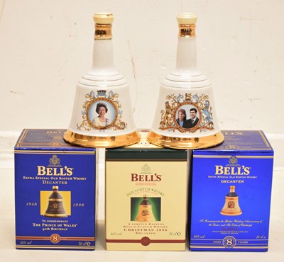 Lot 376 - Five Bells Scotch Whisky decanters