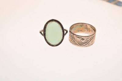 Lot 28 - Assorted silver jewellery, etc