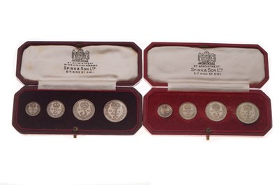 Lot 240 - Two George VI Maundy Money sets, 1937 and 1941