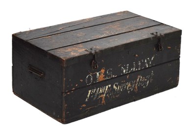 Lot 143 - East Surrey Regimental military trunk