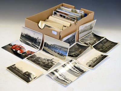 Lot 231 - Railway Interest - Collection of photographs of various trains and wagons etc