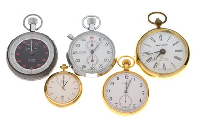 Lot 108 - Five various pocket/strap watches