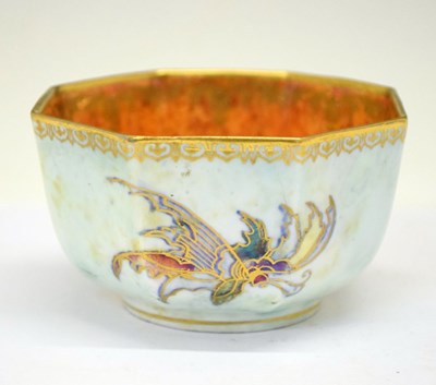 Lot 410 - Wedgwood Butterfly Lustre bowl