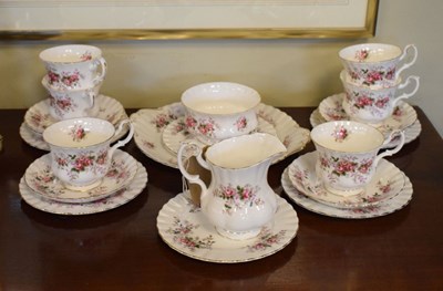 Lot 746 - Royal Albert 'Lavender Rose' tea set