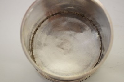 Lot 160 - George I Britannia standard silver lidded tankard