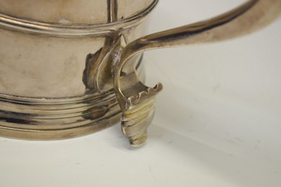 Lot 160 - George I Britannia standard silver lidded tankard