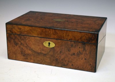 Lot 736 - Walnut Writing box