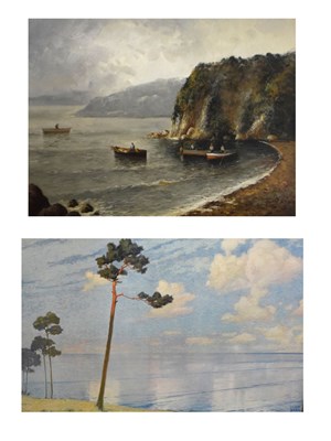 Lot 677 - Quantity of framed watercolours, together with a photographic print