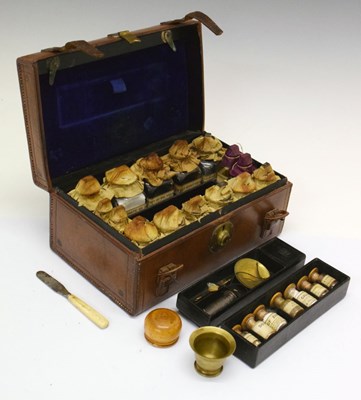 Lot 291 - Irish Interest - Late Victorian Earl of Caledon medicine case (full)