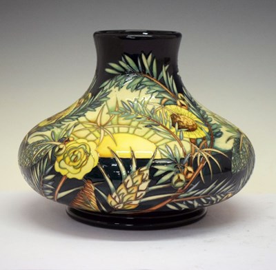Lot 419 - Moorcroft pottery  'Amazon Dawn' squat ovoid vase