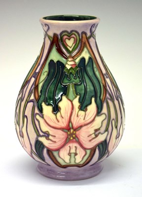 Lot 454 - Moorcroft pottery -  'Blakeney' pattern vase