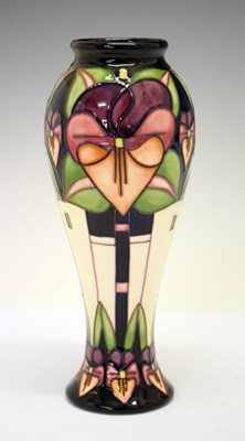 Lot 417 - Moorcroft pottery 'Trilogy' pattern vase