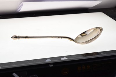 Lot 128 - Late 19th century '84' standard silver Russian spoon
