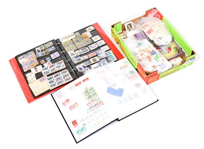 Lot 229 - Quantity of GB and World stamps, in two albums and loose