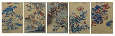 Lot 377 - Group of five Japanese woodblock prints