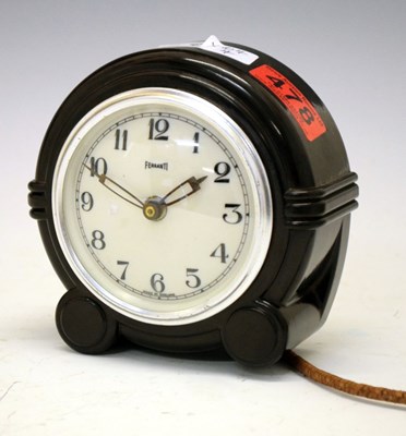 Lot 543 - Bakelite electric clock - Ferranti