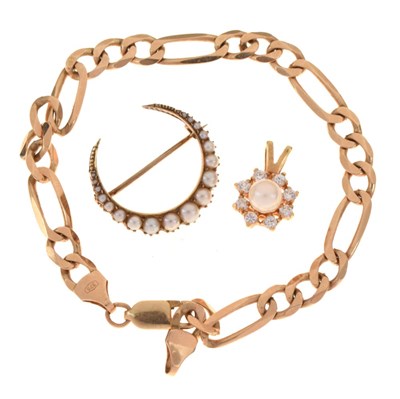 Lot 28 - Small quantity of jewellery comprising