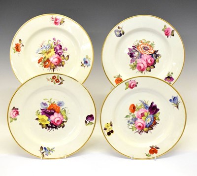 Lot 400 - Four Derby dessert plates
