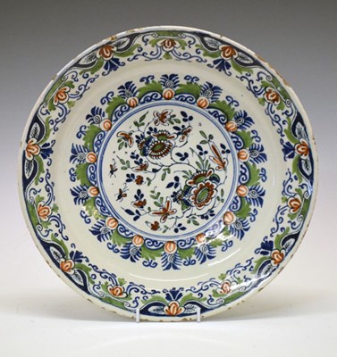 Lot 391 - Bristol Delftware charger, c. 1720