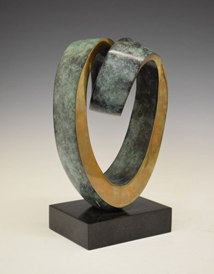 Lot 274 - Dennis Westwood (b.1928) - 'Engagement' limited edition bronze sculpture